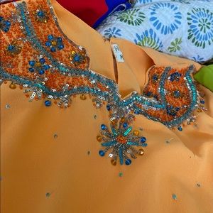COPY - beautiful NEW worked Eid dress   Kameez pant and scarf l